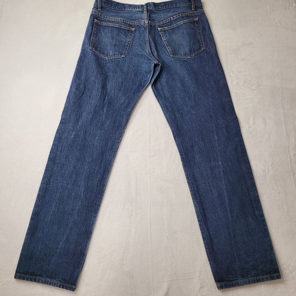A.P.C. New Standard Classique Selvedge Men's Blue Denim Jeans Size 36x33 - Picture 2 of 10